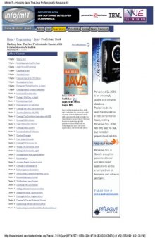 Hacking Java: The Java Professional's Resource Kit