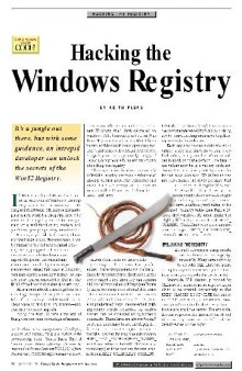 Hacking The Windows Registry