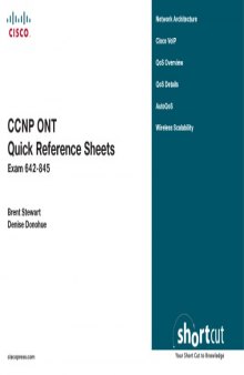 CCNP quick reference sheets bundle: exams 642-901, 642-812, 642-845, 642-825