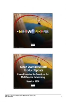 Cisco - Cisco 26xx, 36xx, 3810 Product Update 1208