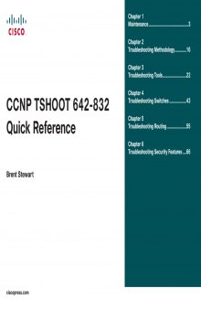 CCNP TSHOOT 642 832 Quick Reference