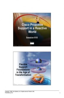 Cisco - Proactive Support in a Reactive World