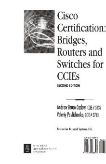 Cisco Certification - Bridges, Routers and Switches for CCIEs
