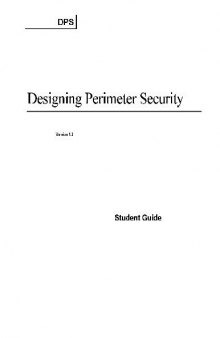 Cisco Designing Perimeter Security