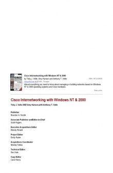CISCO internetworking with Windows NT & 2000