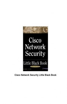 Cisco network security little black book