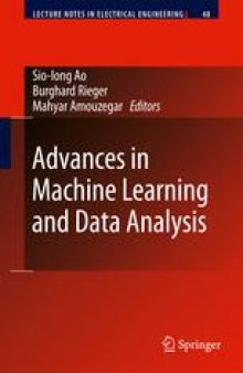 Advances in Machine Learning and Data Analysis