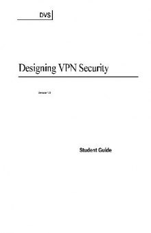 Designing VPN Security. Student Guide