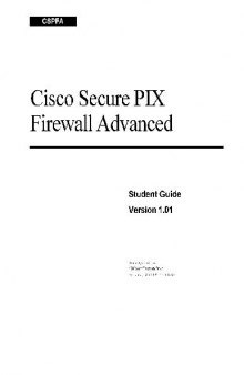 CSPFA PIX Firewall Coursebook