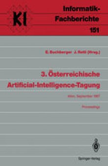 3. Österreichische Artificial-Intelligence-Tagung: Wien, 22–25. September 1987
