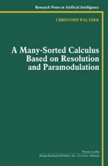 A Many-Sorted Calculus Based on Resolution and Paramodulation