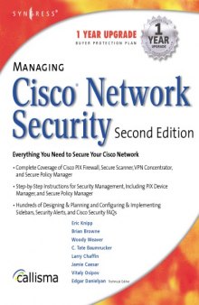 Managing Cisco Network Security 2nd edition