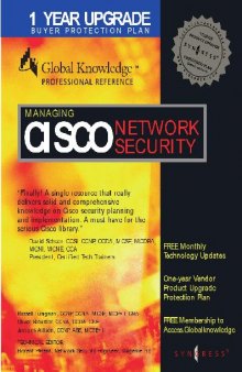 Managing Cisco Network Security Building Rock-Solid Networks