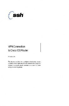 Vpn Connection To Cisco Ios Router