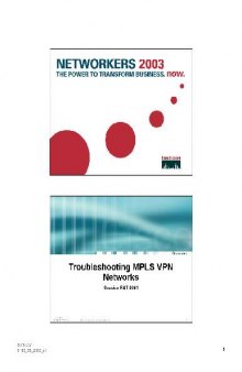 Troubleshooting MPLS VPN Networks (Cisco