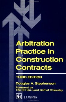 Arbitration Practice in Construction Contracts 3rd Edition