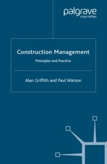 Construction management : principles and practice