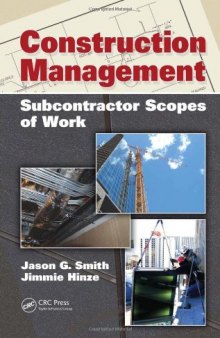 Construction Management: Subcontractor Scopes of Work
