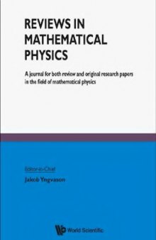 Reviews in Mathematical Physics - Volume 1