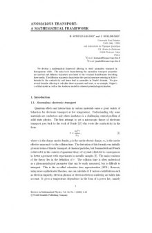 Reviews in Mathematical Physics - Volume 10