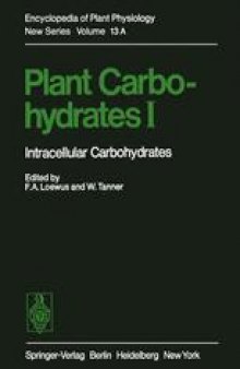 Plant Carbohydrates I: Intracellular Carbohydrates
