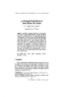 (A, B)-Invariant Polyhedral Sets of Linear Discrete-Time Systems