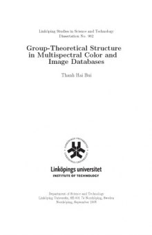 Group-theoretical structure in multispectral color and image databases