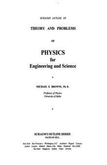 Physics for Engineering and Science [Schaum's Outlines]