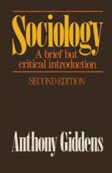 Sociology: A brief but critical introduction