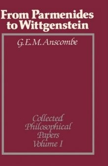 From Parmenides to Wittgenstein: Collected Philosophical Papers