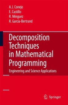 Decomposition techniques in mathematical programming