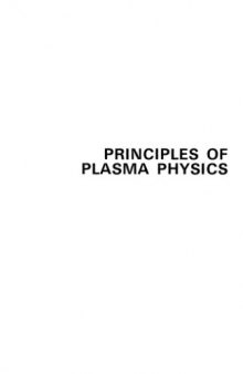 Principles of Plasma Physics