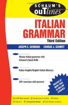 Schaum's Outline of Italian Grammar (Schaum's Outlines)