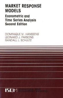 Market Response Models - Econometric, Time-Series Analysis