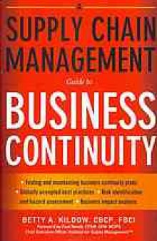 A supply chain management guide to business continuity