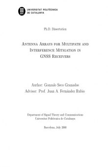Antenna Arrays for GNSS (PhD dissertation)