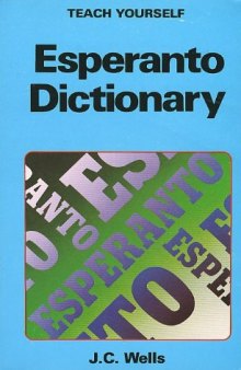 Esperanto Dictionary (Teach Yourself)