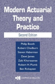 Modern Actuarial Theory and Practice, Second Edition