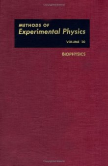 Methods of Experimental Physics: Biophysics