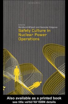 Safety Culture in Nuclear Power Operations