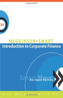 Introduction to Corporate Finance, Abridged Edition (with SMARTMoves Printed Access Card & Thomson ONE)