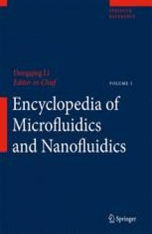 Encyclopedia of Microfluidics and Nanofluidics