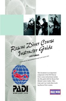 Rescue diver lesson guides