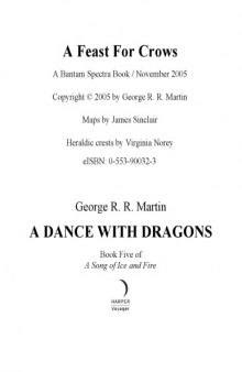 A Song of Ice and Fire - A Feast for Crows & A Dance With Dragons