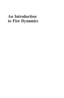 An Introduction to Fire Dynamics, Third Edition