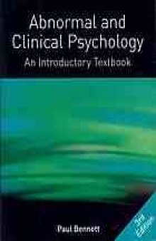 Abnormal and clinical psychology : an introductory textbook