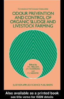 Odour Prevention and Control of Organic Sludge and Livestock