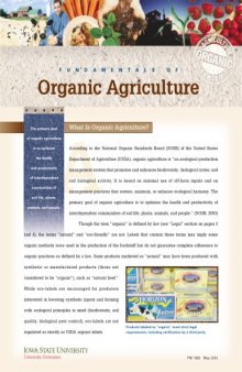 Organic - Fundamentals of Organic Agriculture