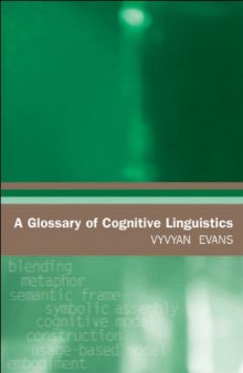 A Glossary of Cognitive Linguistics (Glossaries in Linguistics)