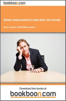 Stress measurement in less than one minute